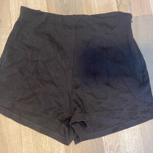 Express Women's High-Waisted Black Shorts